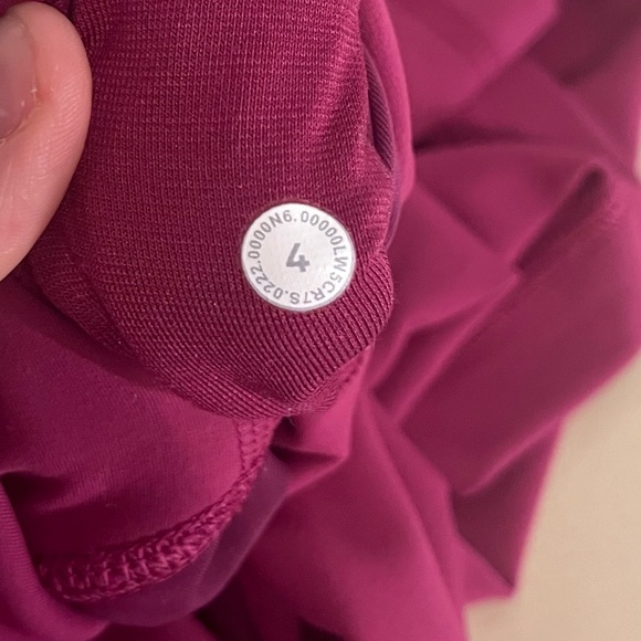 Lululemon Wunder Train High-Rise Tight 25" | Magenta Purple | Size 4 | Everlux - Picture 5 of 7
